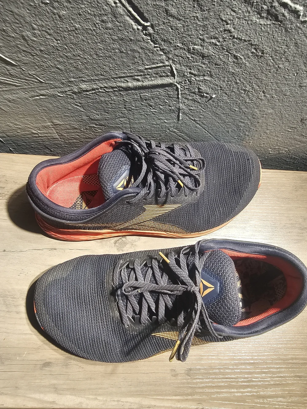 Men's Reebok Nano - Navy with Orange Accents